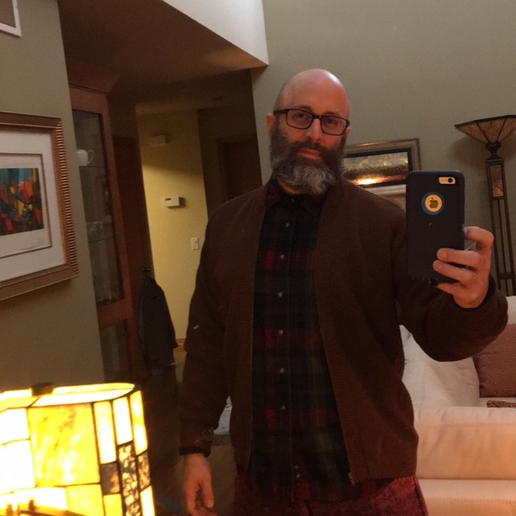 Vintage Other - Holy Full Zip Wool Sweater
